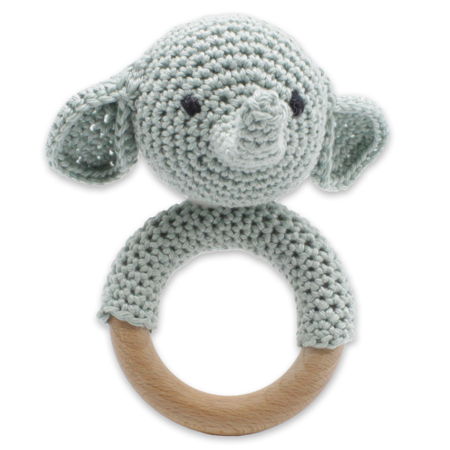 Rattle Elephant DIY Crochet Kit