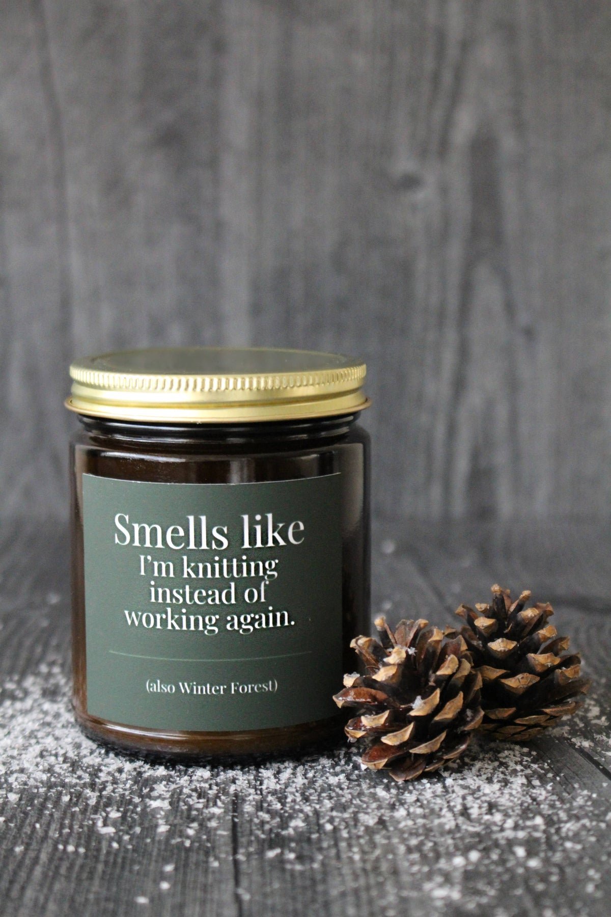 Hand-poured Coconut Soy Wax Candles For Knitters