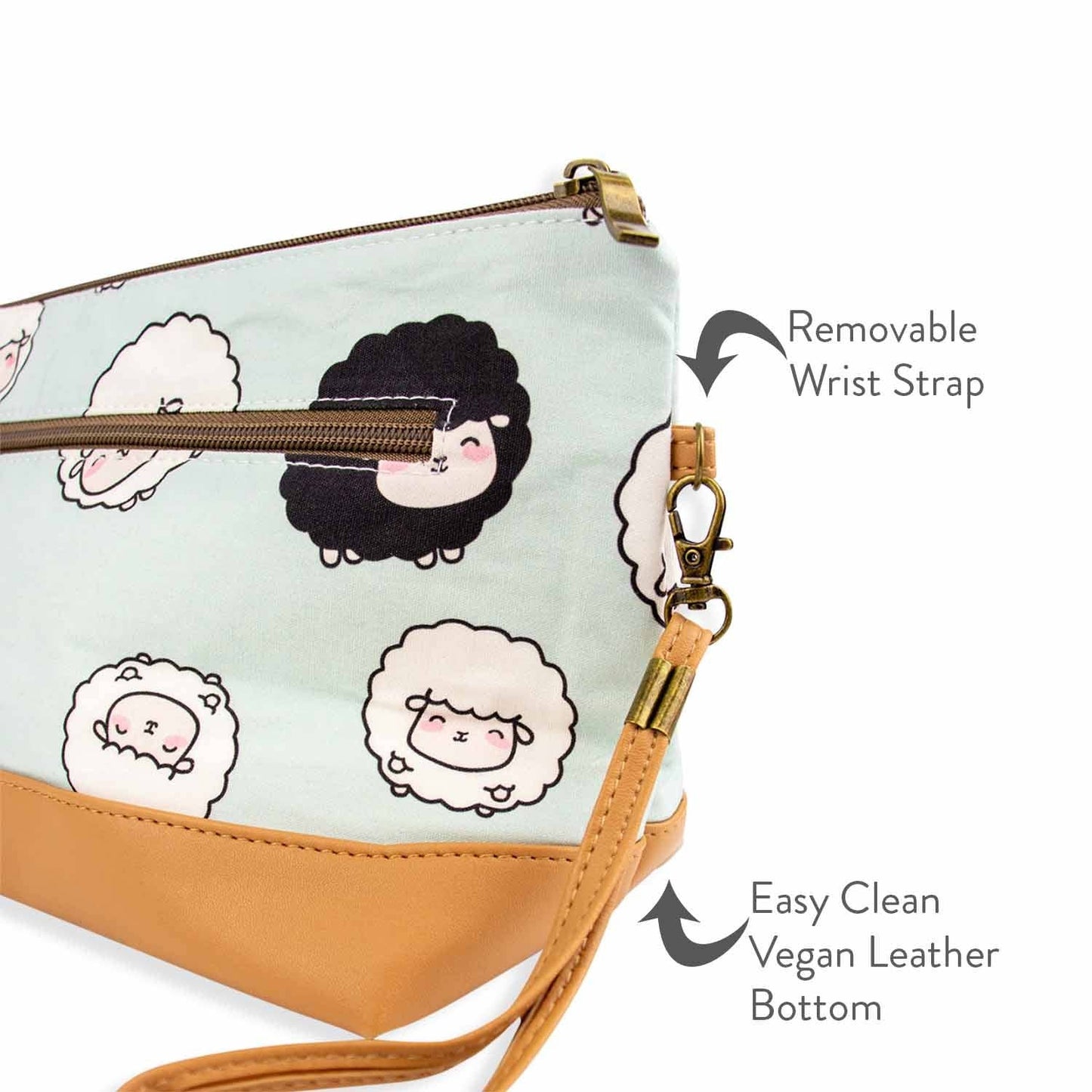 Chubby Sheep Zip Project Bag