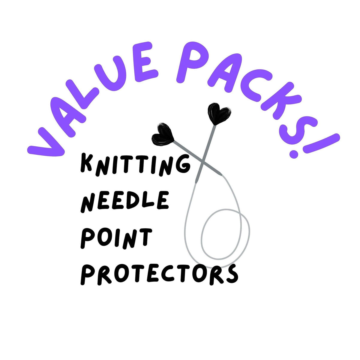 Knitting Needle Topper Value Pack