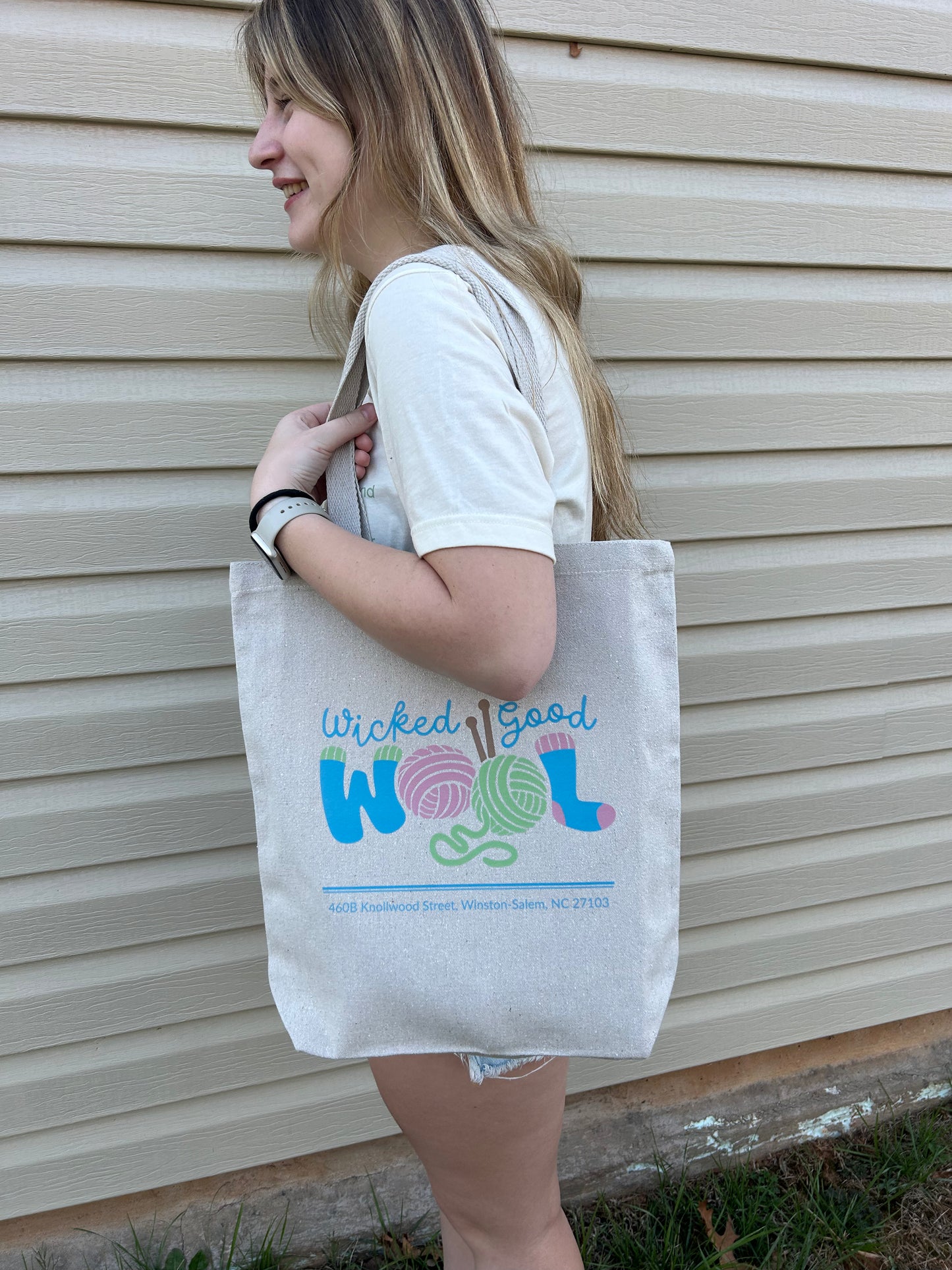 Wicked Good Wool Carryall Tote