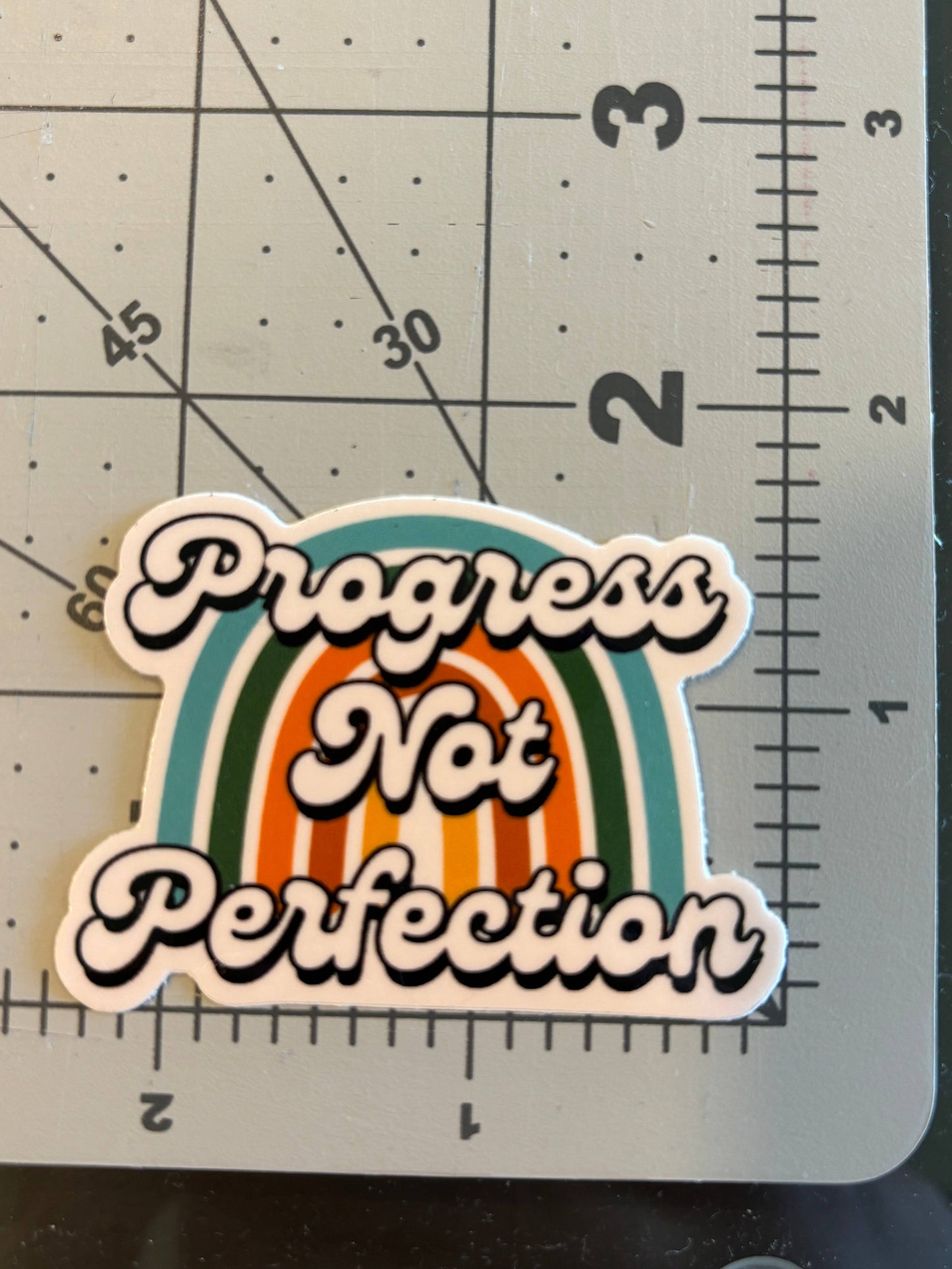 Progress Not Perfection Sticker