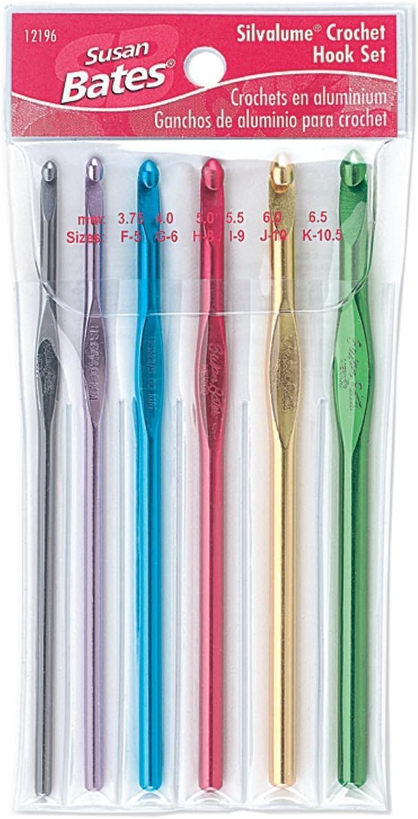 Silvalume Crochet Hook Set by Susan Bates