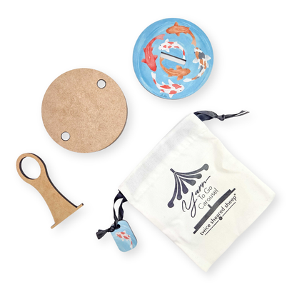 Koi Fish Yarn To Go Carousel with wrist strap