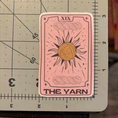 Yarn Tarot Card Sticker