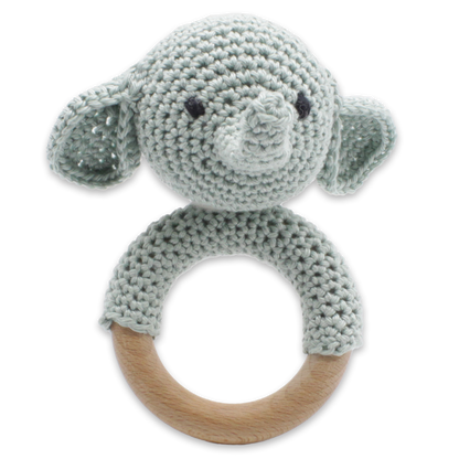 Rattle Elephant DIY Crochet Kit