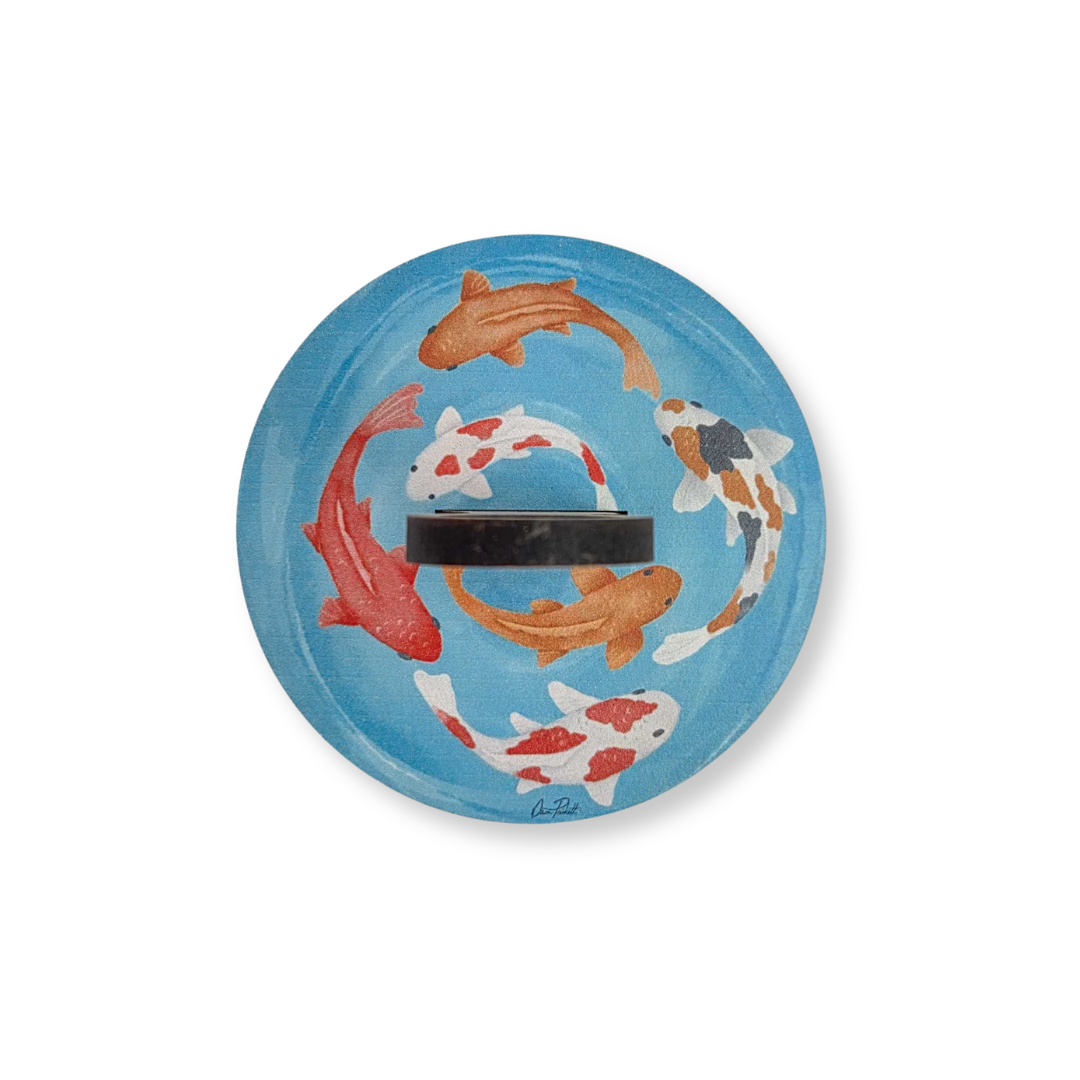 Koi Fish Yarn To Go Carousel with wrist strap