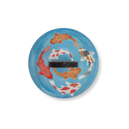Koi Fish Yarn To Go Carousel with wrist strap