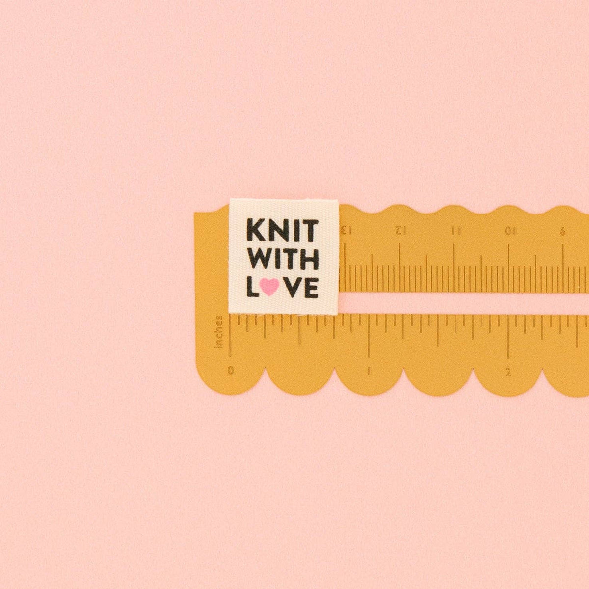 Knit With Love Organic Sewing Cotton Labels