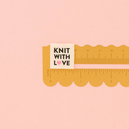 Knit With Love Organic Sewing Cotton Labels