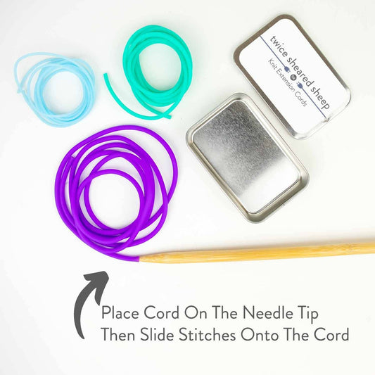 Knit Extension Cords (Barber Cords)