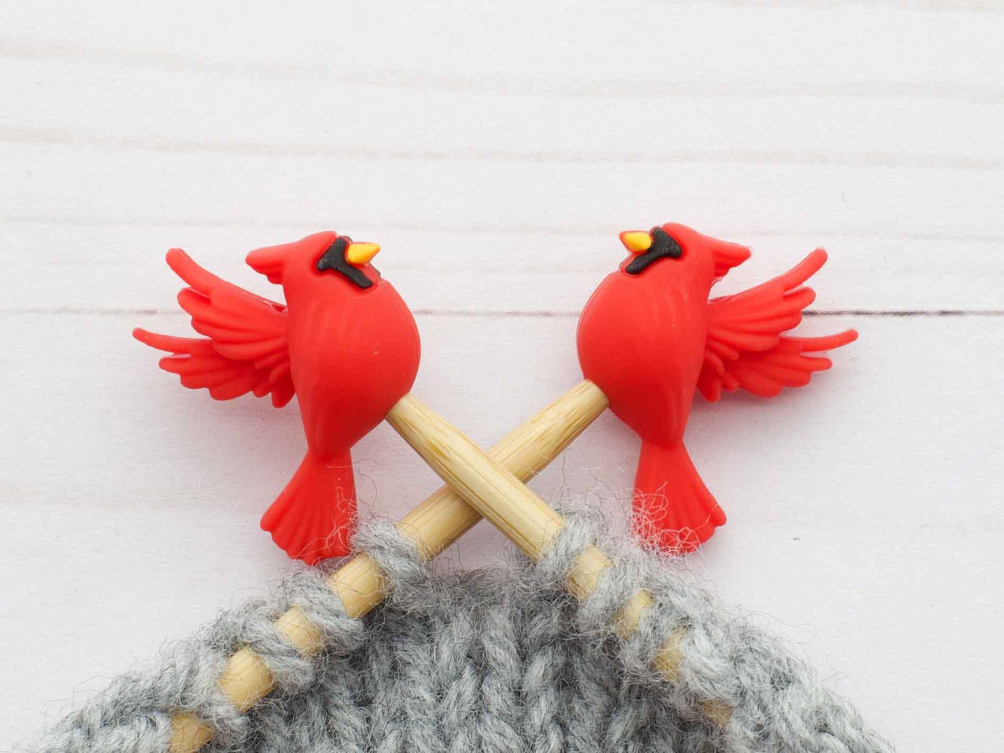 Little Cardinal Stitch Stoppers