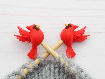 Little Cardinal Stitch Stoppers