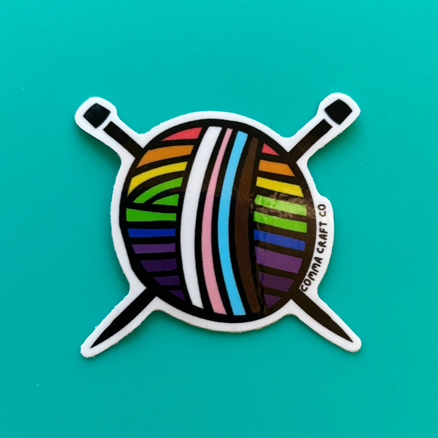 Yarn Pride Sticker