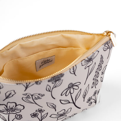 Floral Project Pouch
