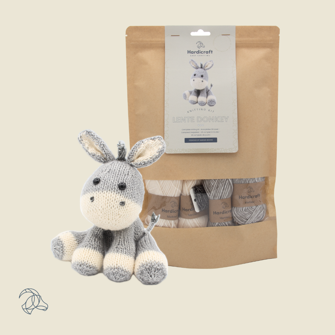DIY Knitting Kit - Lente Donkey