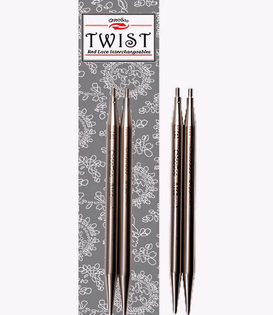 TWIST 3" Stainless Steel Lace Interchangeable Needle Tips
