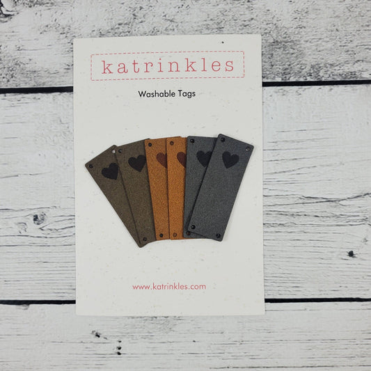 FInishing Tags - Faux Suede
