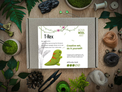 T-Rex Needle Felting Kit