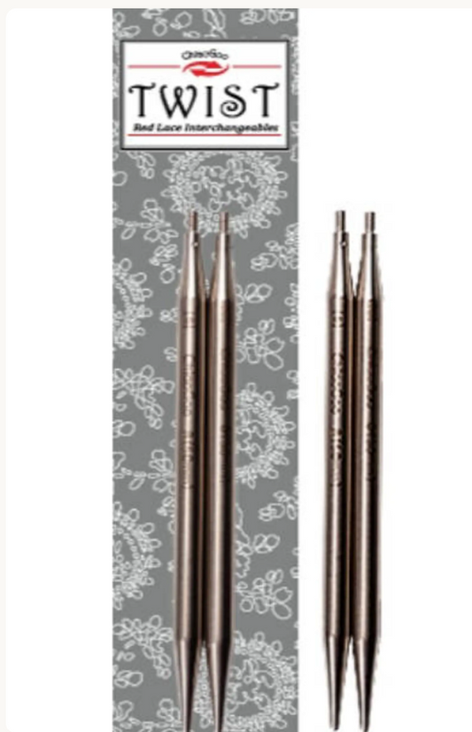 TWIST 4" Stainless Steel Lace Interchangeable Needle Tips