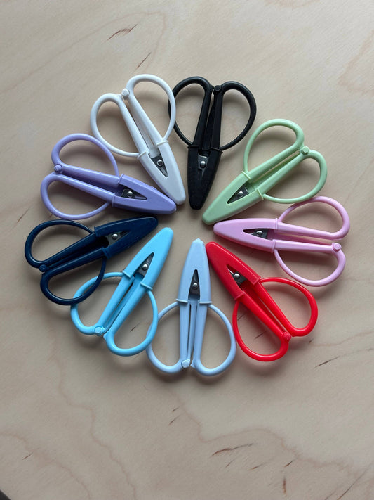 Mini Scissors - Pastel - for Knitting Crochet Sewing etc