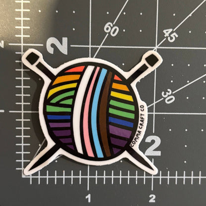 Yarn Pride Sticker