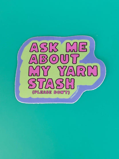 Yarn Stash Sticker