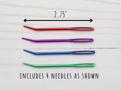 Darning Needles Bent Tip (Pack of 4)
