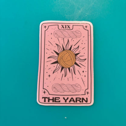 Yarn Tarot Card Sticker