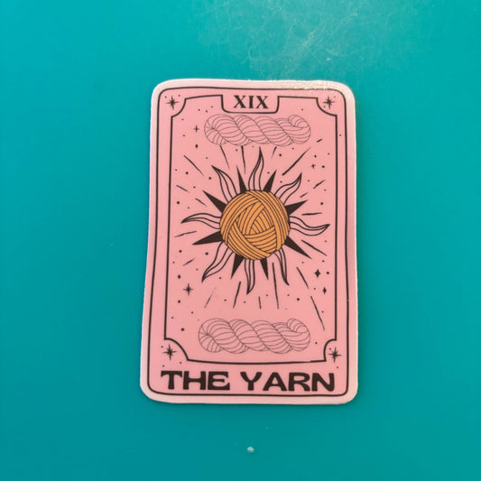 Yarn Tarot Card Sticker