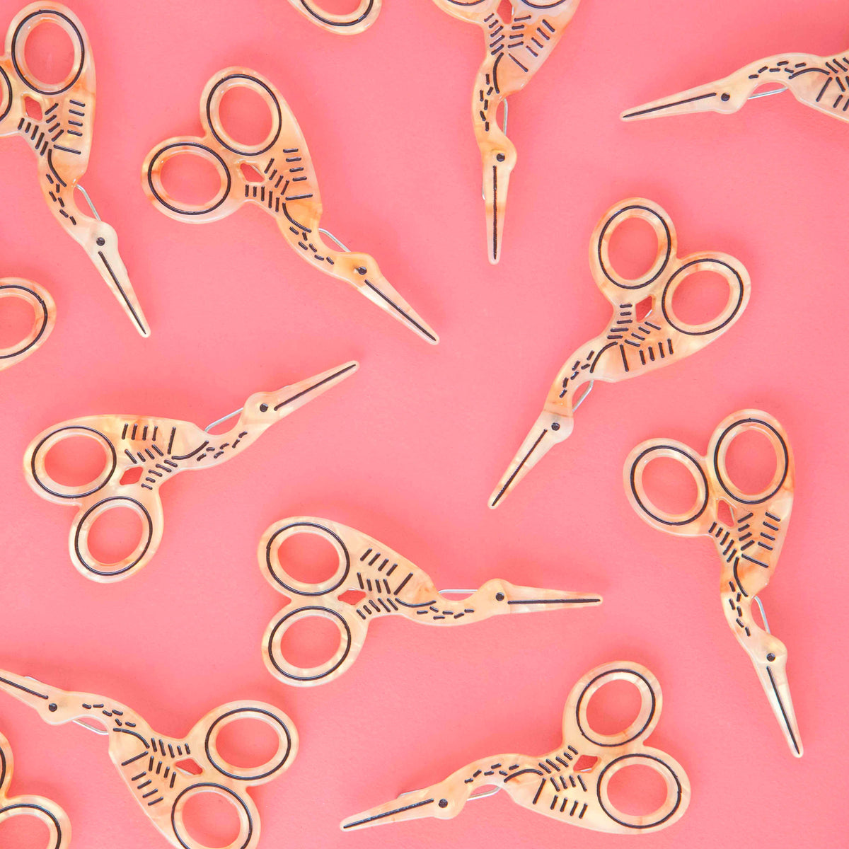 Stork Scissors Hair Clip