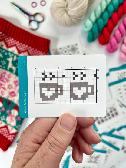 Winter Doodle Card Deck (Core Deck) by Pacific Knit Co