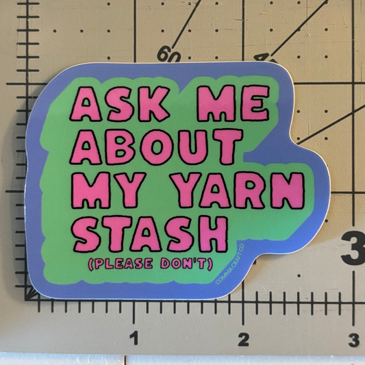 Yarn Stash Sticker