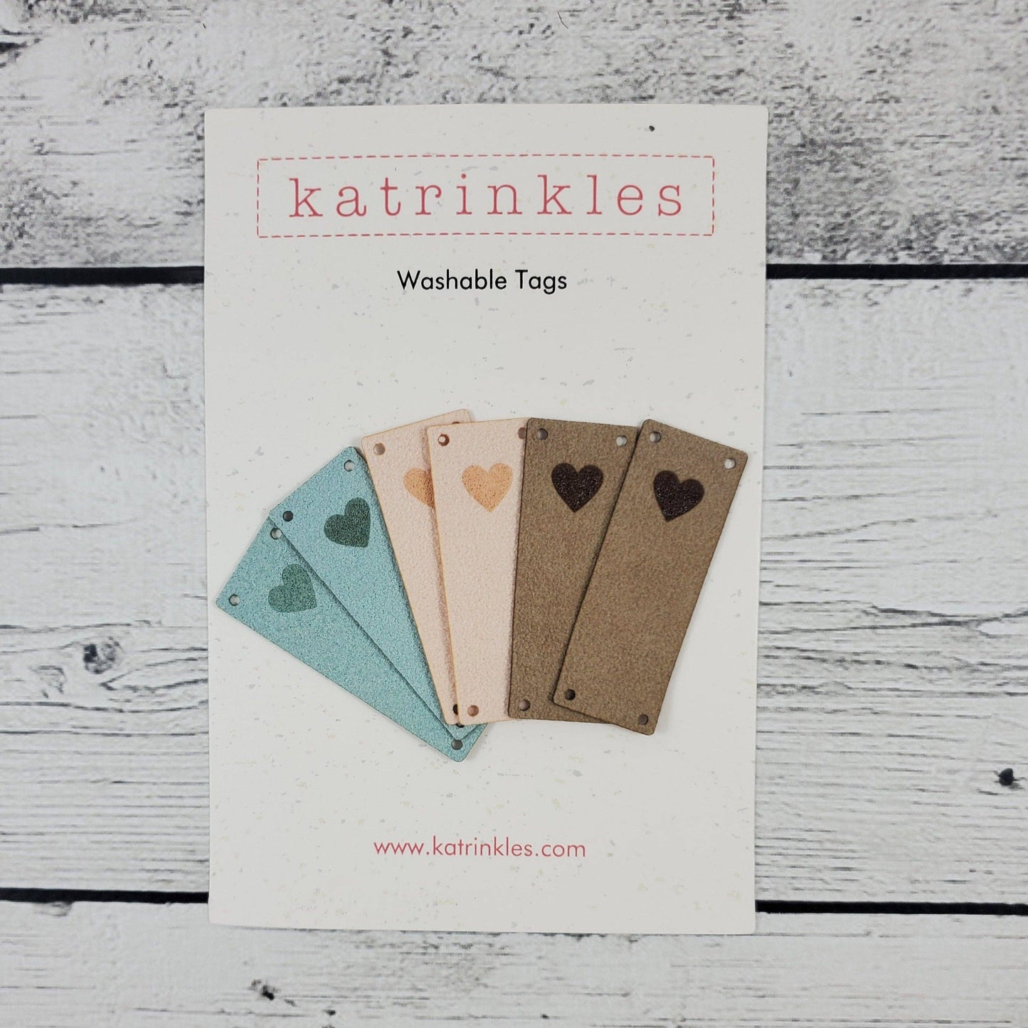 FInishing Tags - Faux Suede