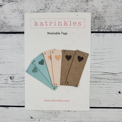 FInishing Tags - Faux Suede