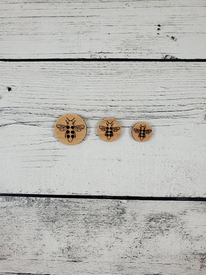 Honey Bee Buttons 5/8"