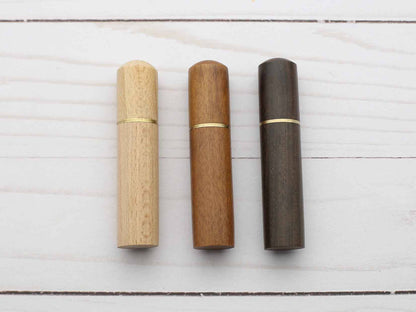 Wooden Darning Needle and Storage Case