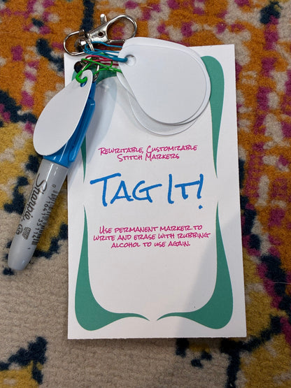 Tag It! Rewritable Stitch Markers
