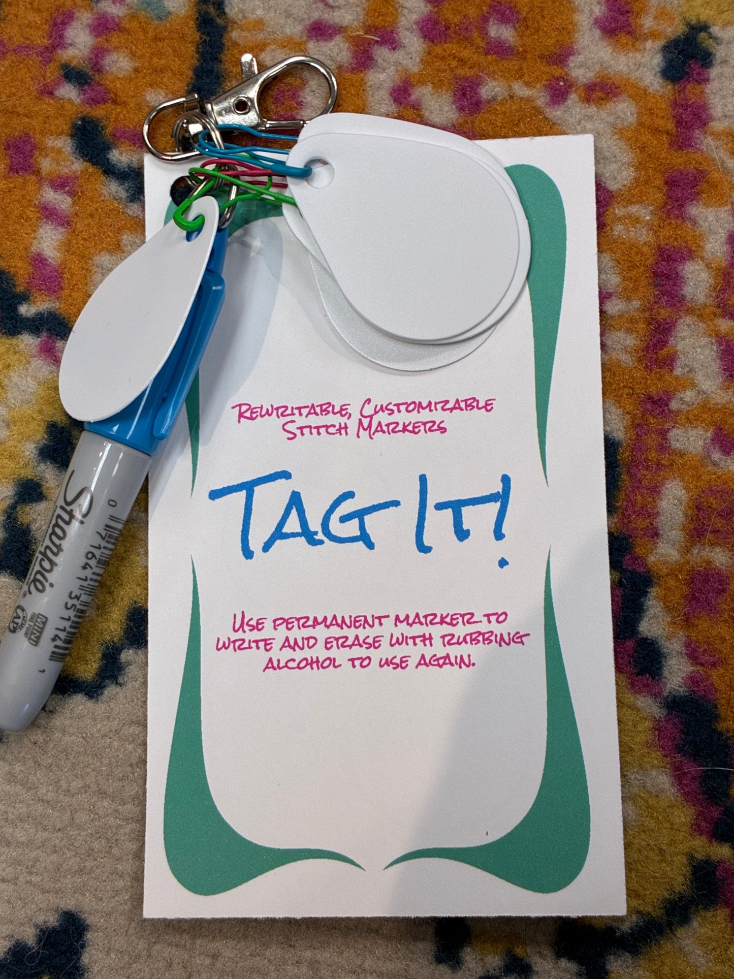 Tag It! Rewritable Stitch Markers