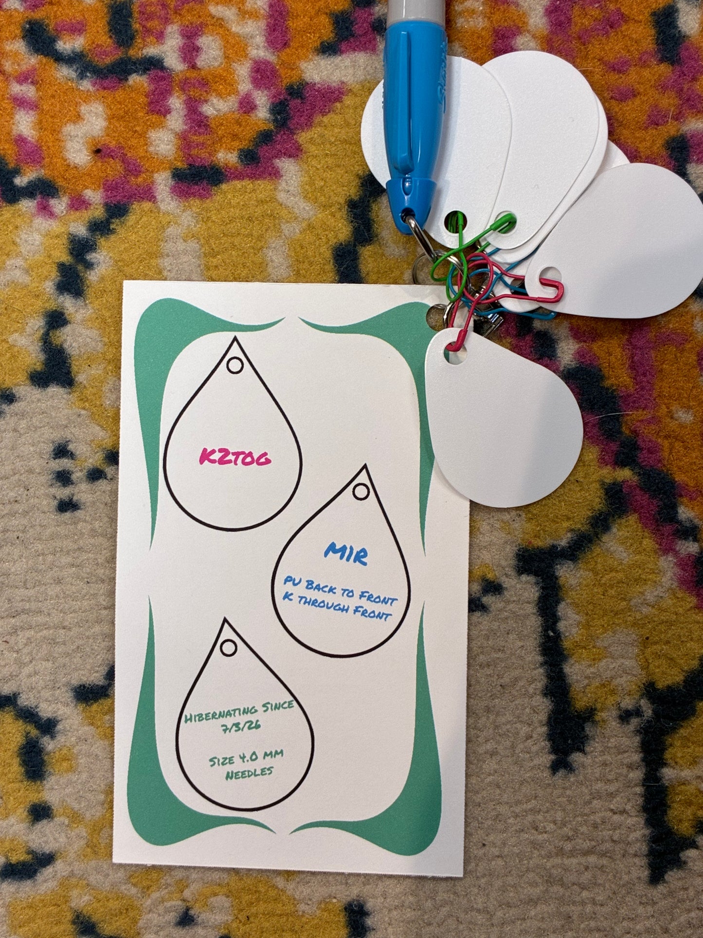 Tag It! Rewritable Stitch Markers