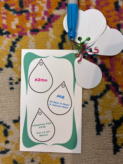 Tag It! Rewritable Stitch Markers