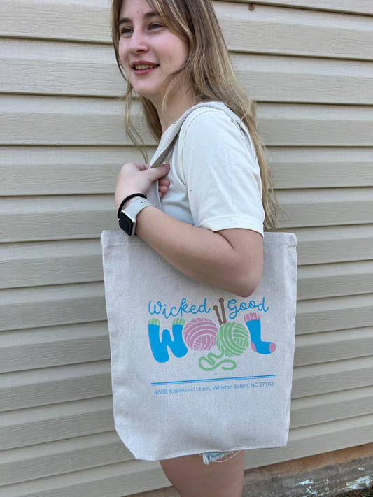 Wicked Good Wool Carryall Tote