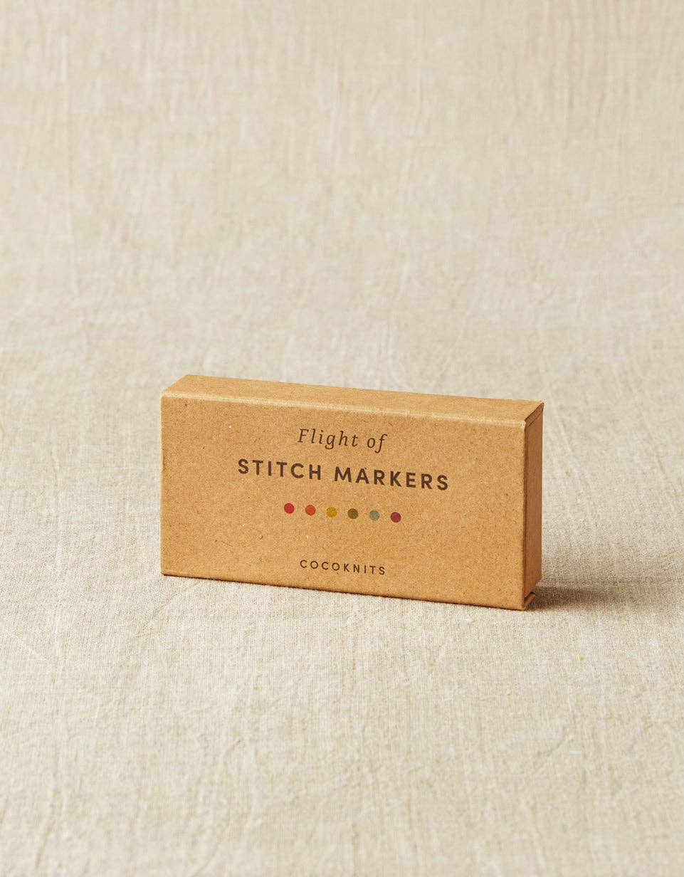 Flight of Stitch Markers [bundle of 5]