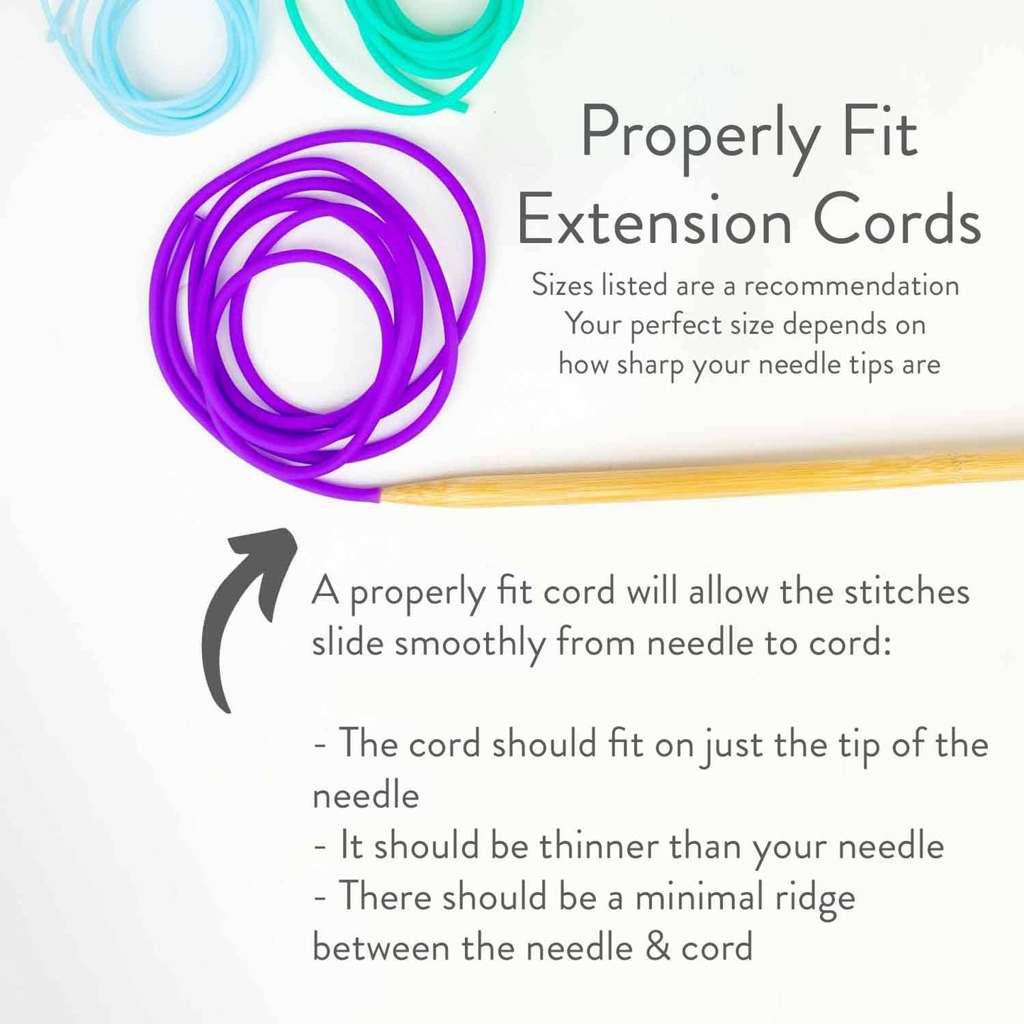 Knit Extension Cords (Barber Cords)