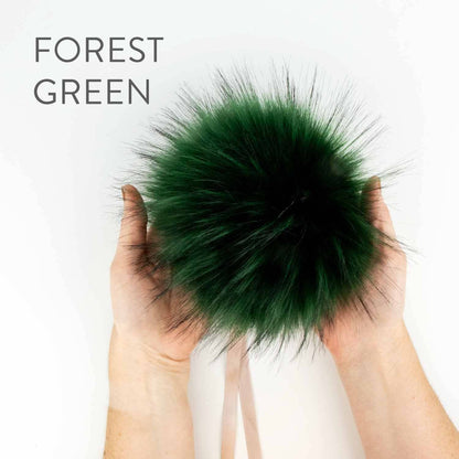 6" (15cm) Faux Fur Pom Pom: Sable