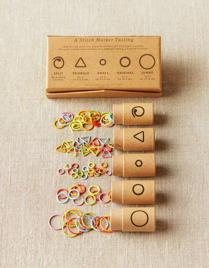 Flight of Stitch Markers [bundle of 5]