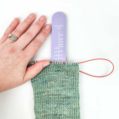 Sock Sizing Ruler