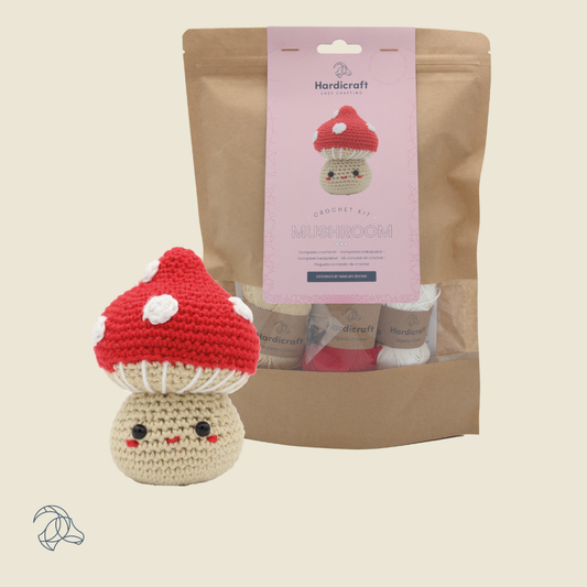 DIY Crochet Kit - Mushroom