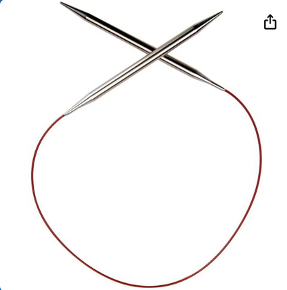 24" Red Lace Circular