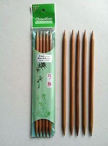 ChiaoGoo Bamboo Double Points